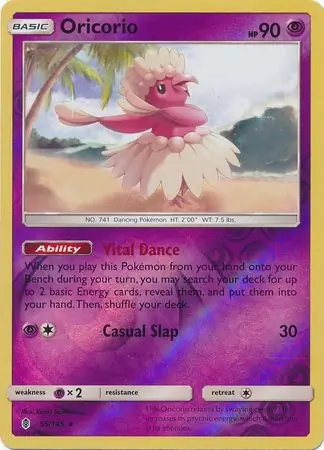 Oricorio, catalogue front