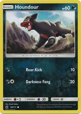 Houndour, catalogue front