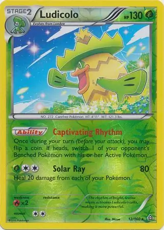 Ludicolo, catalogue front