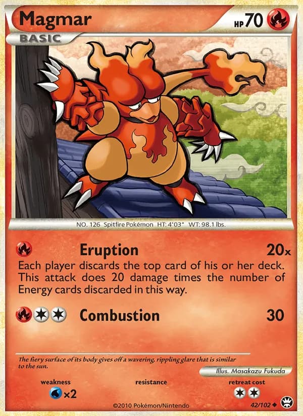 Magmar, catalogue front
