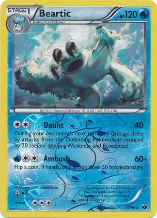 Beartic, catalogue front
