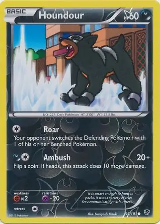 Houndour, catalogue front