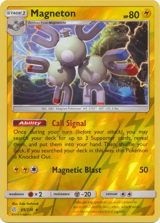 Magneton, catalogue front