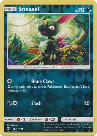 Sneasel, catalogue front