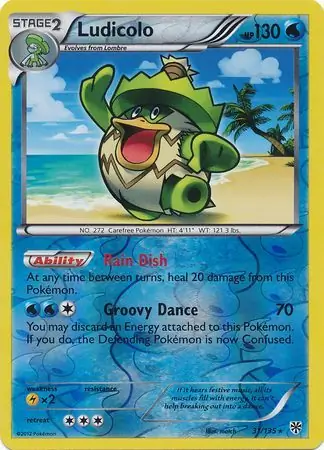 Ludicolo, catalogue front