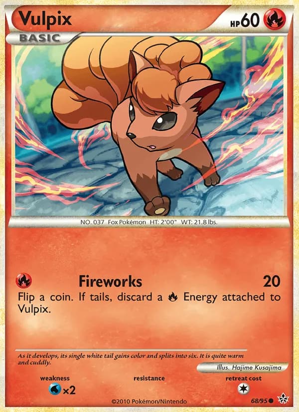 Vulpix, catalogue front
