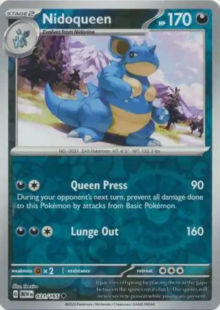 Nidoqueen, catalogue front