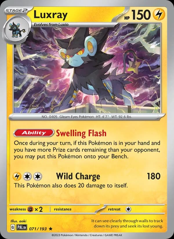 Luxray, catalogue front