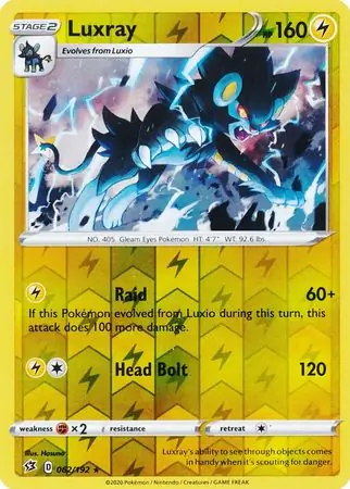 Luxray, catalogue front