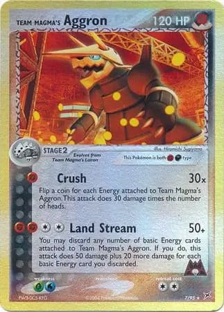 Team Magma's Aggron, catalogue front