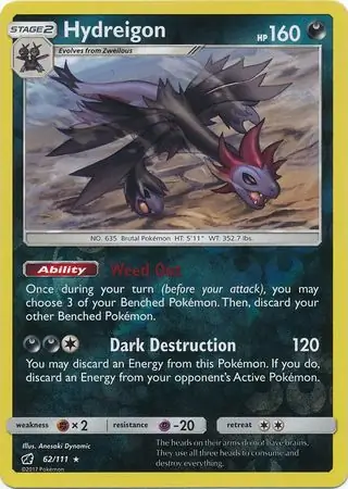 Hydreigon, catalogue front