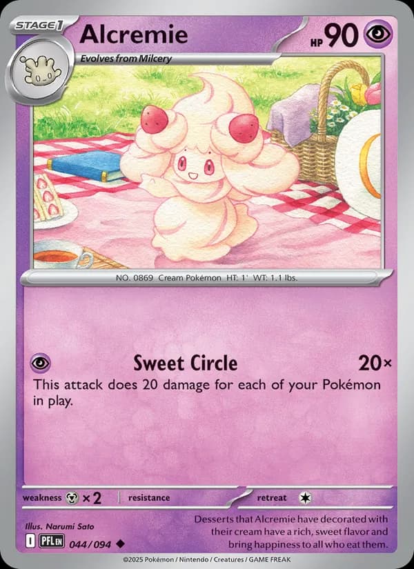 Alcremie, catalogue front