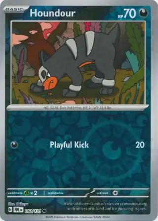 Houndour, catalogue front