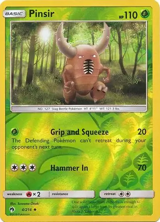 Pinsir, catalogue front