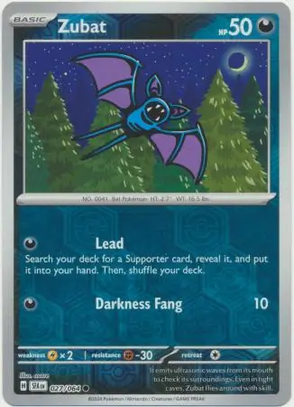 Zubat, catalogue front