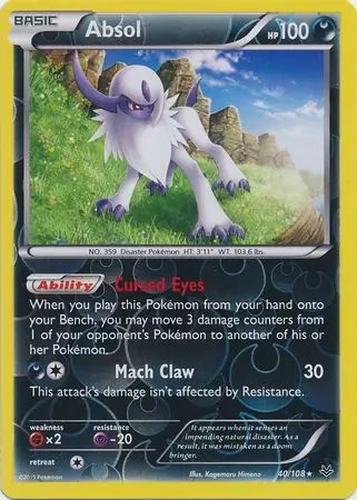 Absol, catalogue front