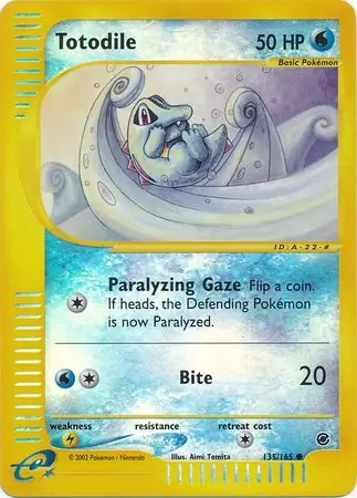Totodile, catalogue front