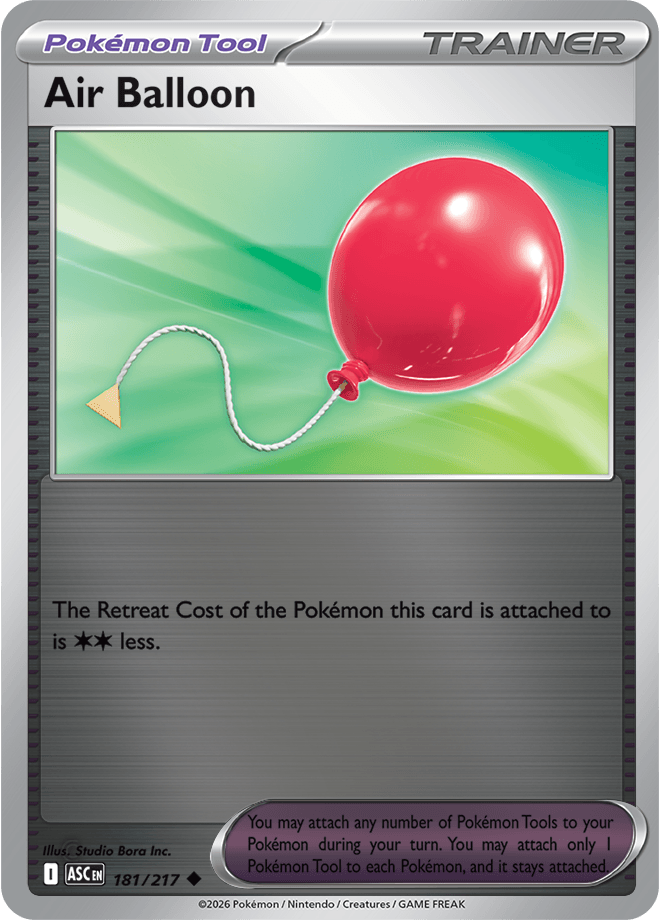 Air Balloon, catalogue front