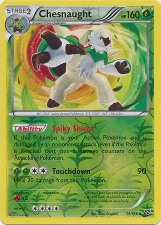 Chesnaught, catalogue front
