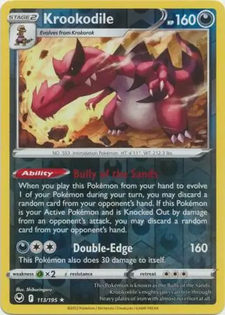 Krookodile, catalogue front