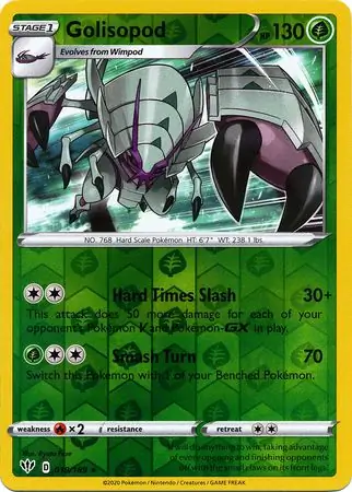 Golisopod, catalogue front