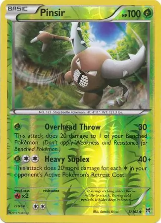 Pinsir, catalogue front
