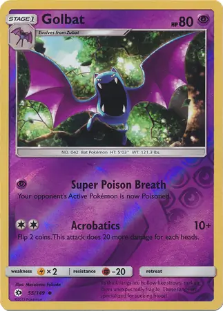 Golbat, catalogue front