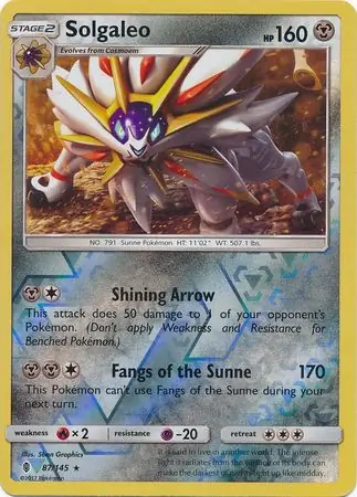 Solgaleo, catalogue front