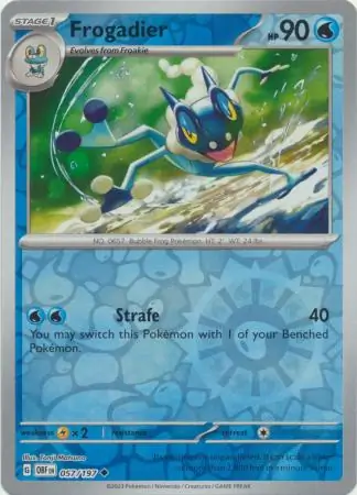 Frogadier, catalogue front
