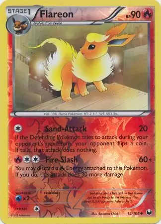 Flareon, catalogue front