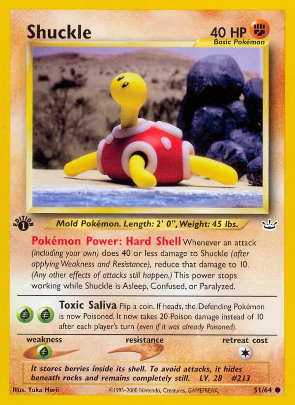 Shuckle, catalogue front