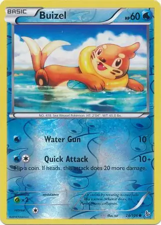 Buizel, catalogue front