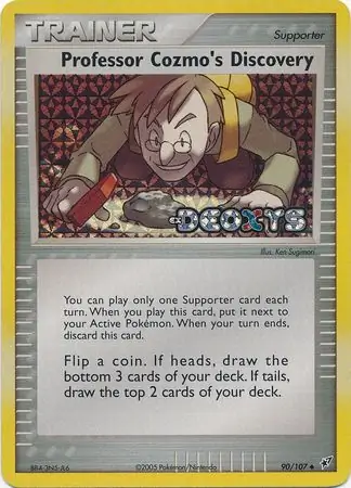 Professor Cozmo's Discovery, catalogue front