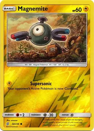 Magnemite, catalogue front
