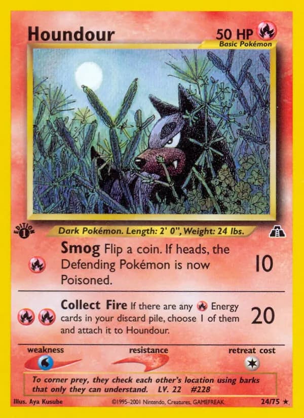 Houndour, catalogue front