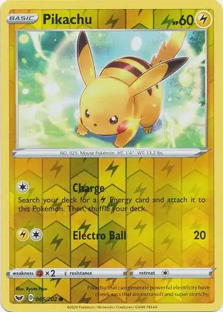 Pikachu, catalogue front