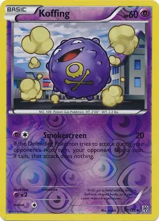 Koffing, catalogue front