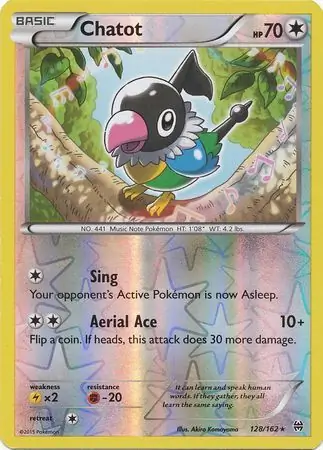 Chatot, catalogue front