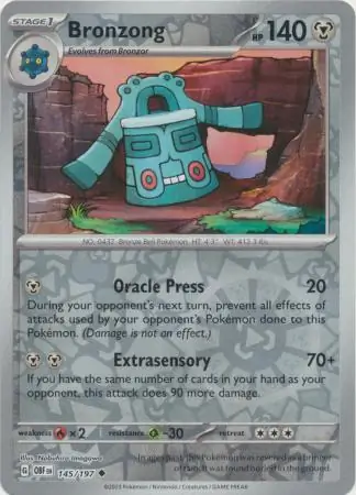 Bronzong, catalogue front