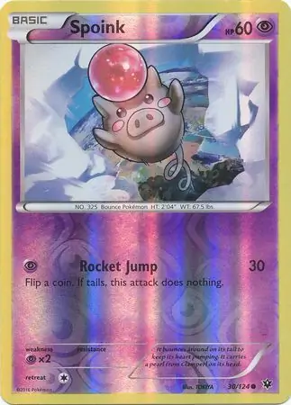 Spoink, catalogue front