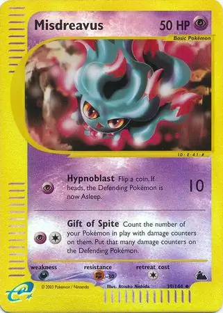 Misdreavus, catalogue front