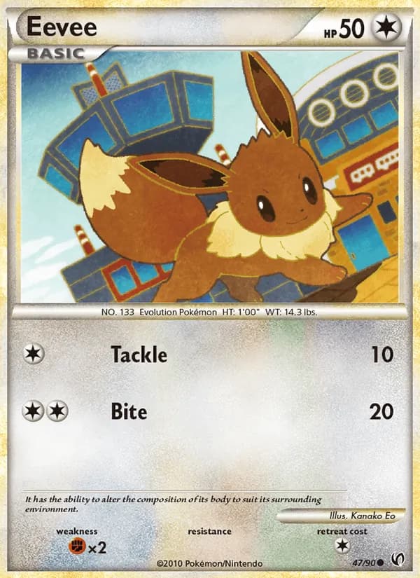 Eevee, catalogue front