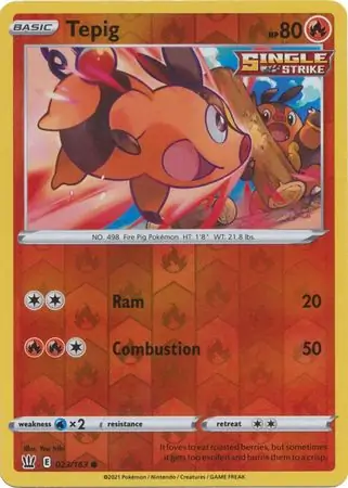 Tepig, catalogue front