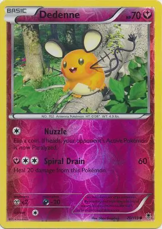 Dedenne, catalogue front