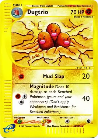 Dugtrio, catalogue front
