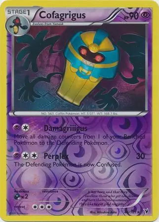 Cofagrigus, catalogue front