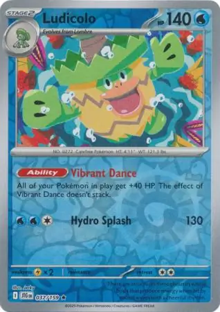 Ludicolo, catalogue front