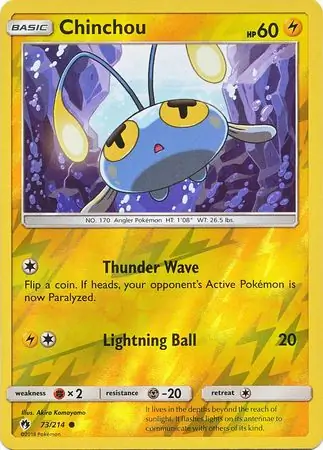 Chinchou, catalogue front