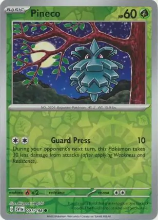 Pineco, catalogue front