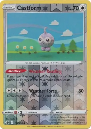 Castform, catalogue front